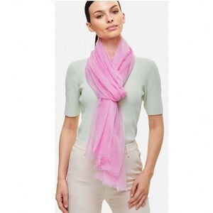 NWT Ovcio Featherlight Taffy Pink Cashmere Scarf | OS | Valentines Day Perfect